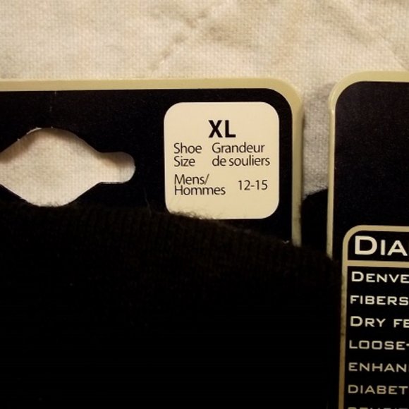 DENVER HAYES, Diabetic Socks, Men XL Lot of 3, - Picture 2 of 8